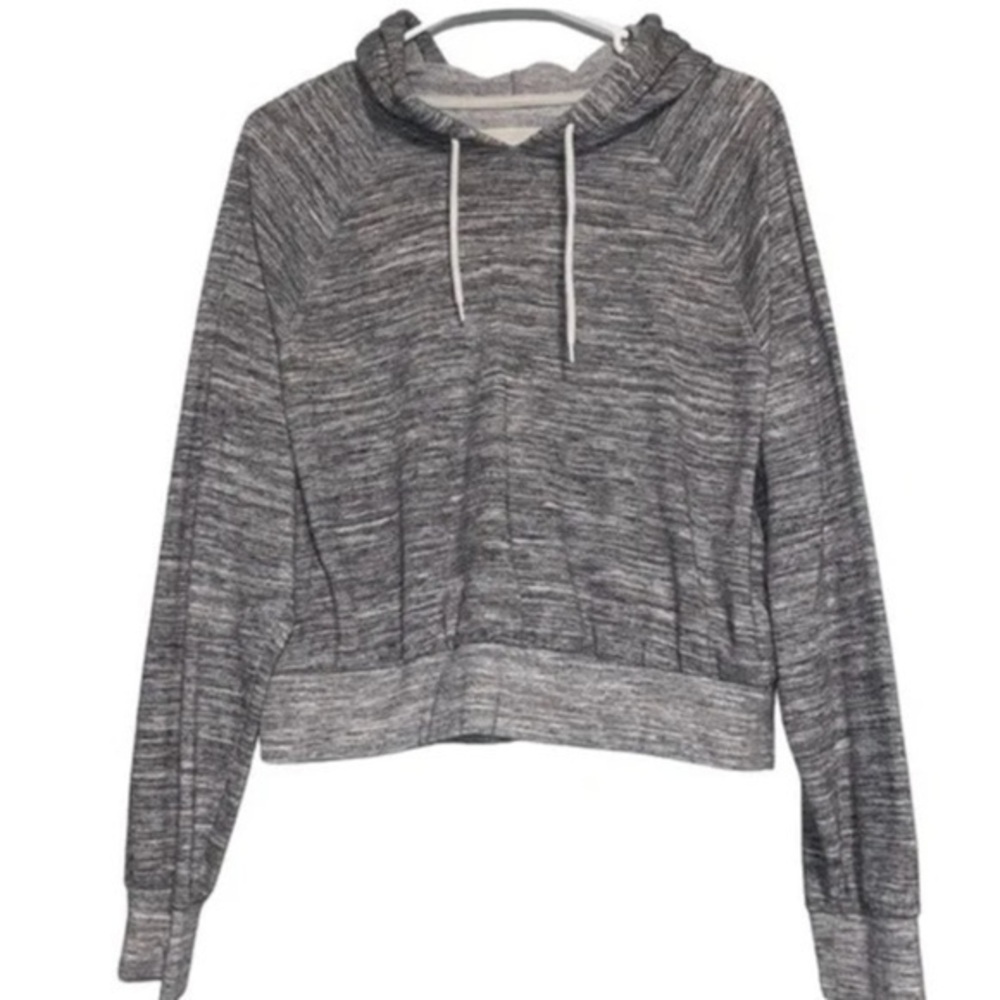 🌷 White and Gray Heathered Mossimo Supply Co. Long Sleeve Hoodie